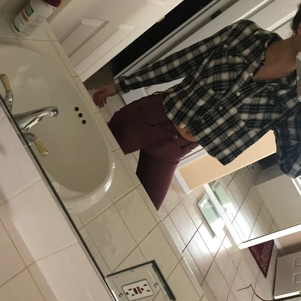 Cropped flannel - Picture 2 of 6